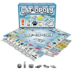 Cat-Opoly Board Game by Late for the Sky, Ages 8 and Up