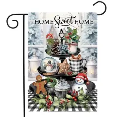 Briarwood Lane Winter Garden Flag 12x18 For Outdoor Winter Memories For Winter Garden Flag Flags For Outside