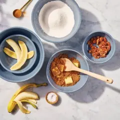 5pc Earthenware Ceramic Mixing Bowl Set - Figmint&trade;