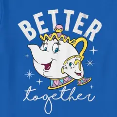 Toddler's Beauty and the Beast Mrs Potts and Chip Better Together T-Shirt