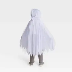 Kids' Ghost Cape Halloween Costume - Hyde and EEK! Boutique&trade;: White Polyester, Ages 3+