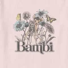 Toddler's Bambi Floral Sketch T-Shirt