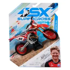 AMA Supercross Championship Justin Hill Motorcycle 1:10 Scale