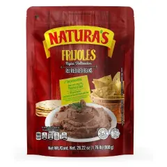 Refried Red Beans 800 g &ndash; Naturas | Traditional Flavor in a Family Size Serving