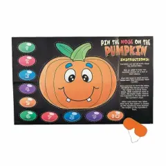Silly Pin The Nose On The Pumpkin Game - Party Favors - 1 Piece