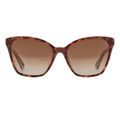 Kate Spade KS Amiyah/G/S 086_LA Womens Cat-Eye Polarized Sunglasses Havana 56mm