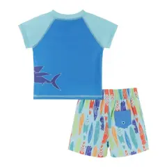 Andy & Evan  Infant  Short Sleeve Rashguard Set