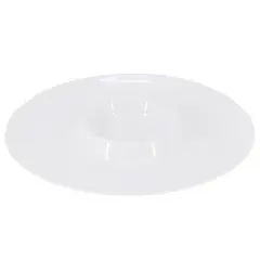 Gibson Home Grayson 12 Piece 12 Inch Round Melamine Chip and Dip Platter Set in White