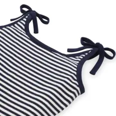 Hope & Henry Girls' Bow Shoulder Sweater Romper, Infant