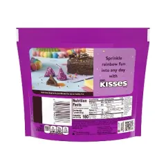 Hershey's Kisses Rainbow Brownie Flavored Share Bag Candy - 9oz