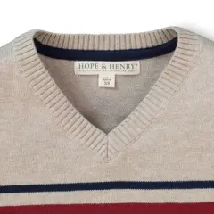 Hope & Henry Boys' V-Neck Sweater, Infant