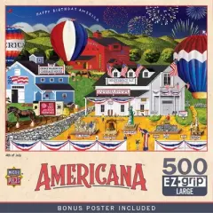 MasterPieces 500 Piece EZ Grip Jigsaw Puzzle - 4th of July - 19.25"x26.75"