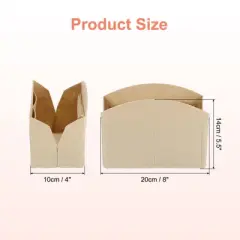 Unique Bargains Felt Multiple Compartments Zipper Purse Makeup Bag and Organizer 8" x 4" x 5.5"