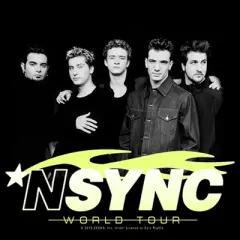 Junior's NSYNC World Tour Poster T-Shirt