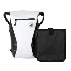 Body Glove Advenire Waterproof Vertical Roll-Top Backpack - White