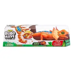 Robo Alive Robotic Orange  Lizard Toy by ZURU