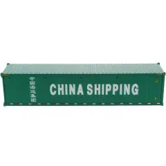 40' Dry Goods Sea Container "China Shipping" Green "Transport Series" 1/50 Model by Diecast Masters
