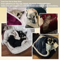 Kritter Planet 50"x60" Large Dog Blanket, Super Soft Fluffy Fleece Dog Couch Blankets and Throws