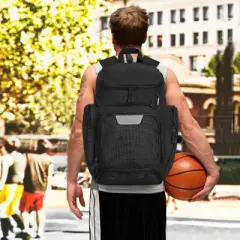 Basketball Backpack Large Sports Bag, Gym Bag with Ball Compartment and Shoe Compartment to Store Sports Shoes Water Bottles Laptops