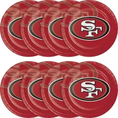 24ct San Francisco 49ers Football Paper Plates
