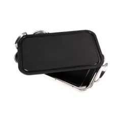 Char-Broil Deep Dish and Cutting Board Stainless Steel Heat-Resistant Grill Topper Black/Silver