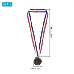 Unique Bargains Corrosion-Resistant DIY Sports Award Medals 10 Pcs