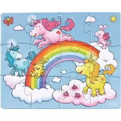 HABA Unicorn Glitterluck Set of 3 Jigsaw Puzzles