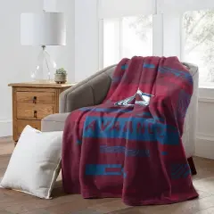 NHL Colorado Avalanche Digitized 60 x 80 Raschel Throw Blanket