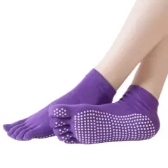 Solid Color Toe Socks from the Sock Panda (Women's Sizes, Adult Medium)