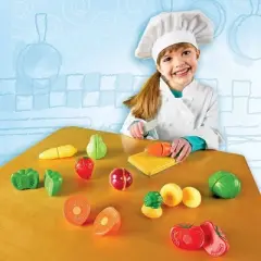 Learning Resources Pretend & Play Sliceable Fruits & Veggies