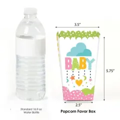 Big Dot of Happiness Colorful Baby Shower - Gender Neutral Party Favor Popcorn Treat Boxes - Set of 12