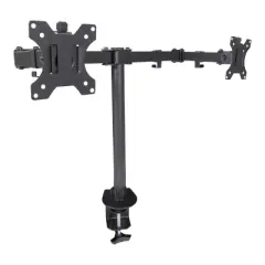 Stand Up Desk Store Universal Fit Fully Adjustable Swing Arm Clamp-On Desk Table Monitor Mount
