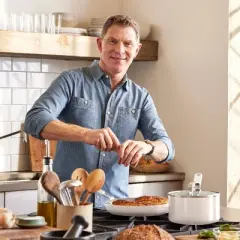 Bobby Flay 12pc Ceramic Nonstick Aluminum Cookware Set