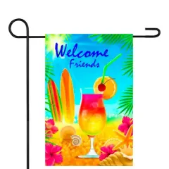 Northlight Tropical Beach Outdoor Garden Flag 12.5" x 18"