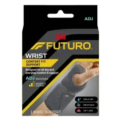 FUTURO Comfort Fit Wrist Support, Adjustable Everyday Wrist Brace - 1pk