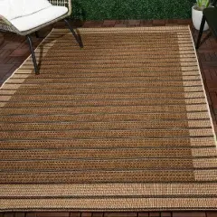 Hickory Square Outdoor Rug Tan - Smith & Hawken&trade;