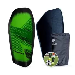 Vizari Aptos Soccer Slip-in Shin Guard with Sleeve (No Pocket) | for Kids and Adults