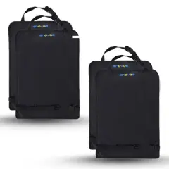 Enovoe Back Car Kick Mats Seat Protector with Waterproof Protection for Upholstery, XL, 4 Pack