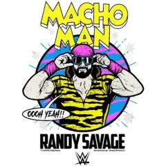 Men's WWE Macho Man Randy Savage Oooh Yeah Retro T-Shirt
