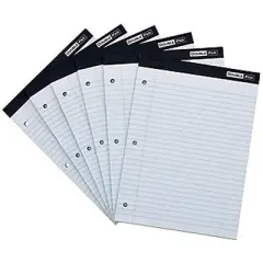 MyOfficeInnovations Double Pad Notepads 8.5x11.75 White 100 Sh/Pd 6 Pd/Pk 478900