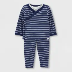 Carter's Just One You&reg; Baby Boys' 3pc Sunshine Top & Bottom Set - Navy Blue