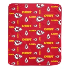 NFL Kansas City Chiefs Homefield Flipped Wordmark Throw Blanket
