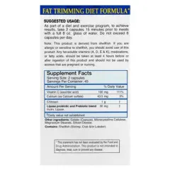 Absolute Nutrition FBlock Xtra Fat Absorber, Diet Formula, 90 Capsules