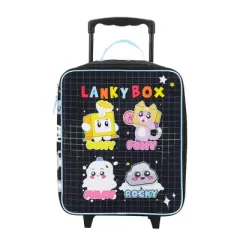 LankyBox 4-Piece Kids'  Carry On Travel Set &ndash; Officially Licensed with 14" Pilot Case, Duffle Bag, Utility Case, and Luggage Tag