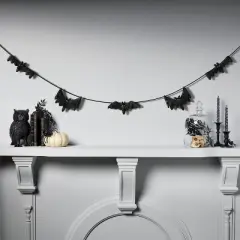 72" Velvet Bat Garland - Black - Hyde and EEK! Boutique&trade;