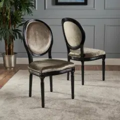 Set of 2 Camille New Velvet Dining Chair - Christopher Knight Home