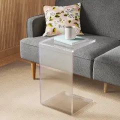 Acrylic C Shaped Side Table Clear - Room Essentials&trade;