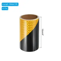 Unique Bargains High Visibility Waterproof Self-Adhesive Warning Safety Reflective Tapes