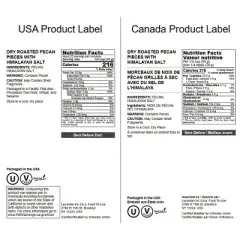 Pecan Pieces, Roasted and Salted - by Food To Live