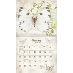 Lang 2024 Wall Calendar 24"x12" Butterflies